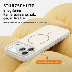 Magnetische Silikon Handyhülle für iPhone 12, 13, 14, 15, 16 und 17 Serie