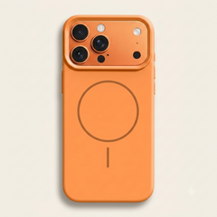 Magnetische Silikon Handyhülle für iPhone 12, 13, 14, 15, 16 und 17 Serie