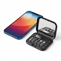 Ladestation mit Spiegel & Handyhalter