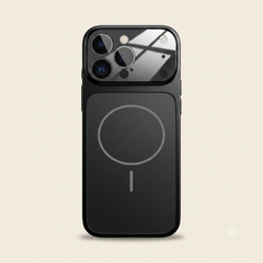 Magnetische Glas-Nano-Matt Handyhülle für iPhone mit Kameraschutz