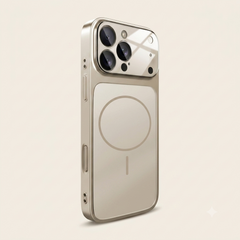 Magnetische Glas-Nano-Matt Handyhülle für iPhone mit Kameraschutz