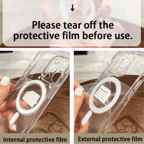 Transparentes MagSafe Case