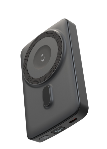 Magnetische Wireless-Powerbank — klebt ans Handy, lädt ohne Kabel
