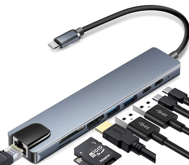 8-Port USB-Hub