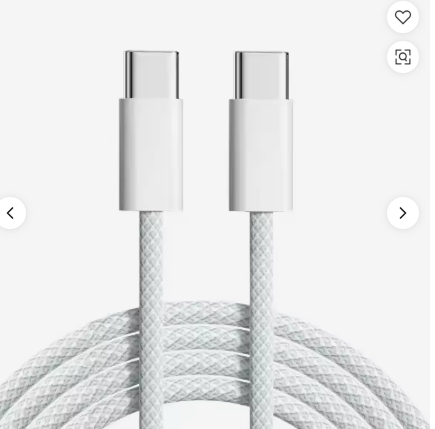 Nylon Geflochtenes PD 60W Schnellladekabel USB-C