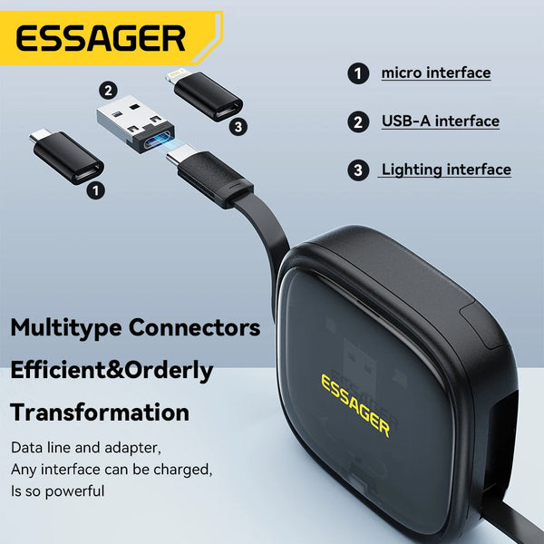 Kompaktes 3-in-1 Ladekabel